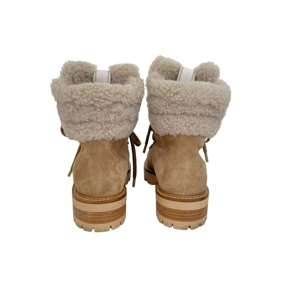 Jimmy Choo Suede & Shearling Boots - Picture 5 of 7
